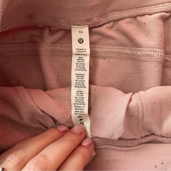 Lululemon LA Sweat Short Mink Berry size 10 - Picture 5 of 6